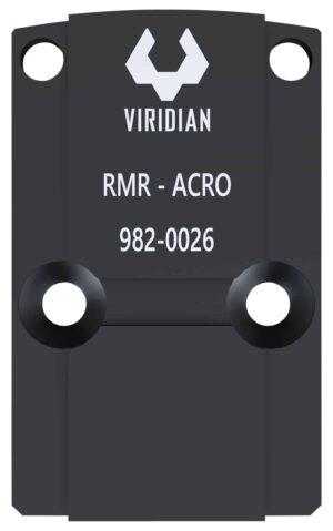 Viridian 9820026 RFX45 RMR Mounting Adapter  Black Anodized