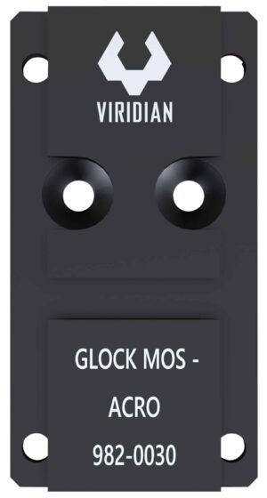 Viridian 9820030 RFX45 Glock MOS Mounting Adapter  Black Anodized