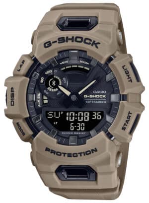 G-shock/vlc Distribution GBA900UU5A G-Shock Tactical Brown Stainless Steel Bezel 145-215mm