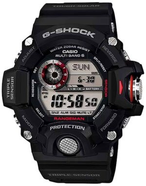 G-shock/vlc Distribution GW94001 G-Shock Tactical Rangeman Keep Time Black Size 145-215mm Features Digital Compass