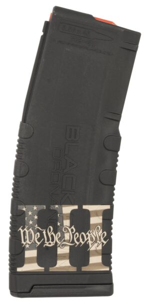Black Rain Ordnance MAG303PERCENT Magazine  30rd 223 Rem/5.56 NATO We The People Engraving Fits AR-15 Platform