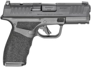 Springfield Armory HCP9379BOSP15 Hellcat Pro OSP Compact 9mm Luger 15+1 3.70" Black Melonite Steel Barrel & Optic Ready/Serrated Slide, Black Polymer Frame w/Picatinny Rail, Textured Grip