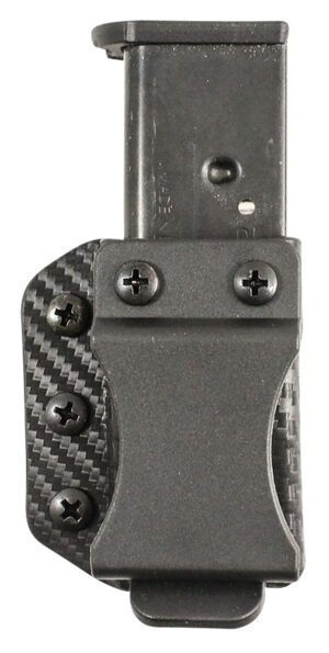 DeSantis Gunhide A100KJYYZ Persuader Mag Pouch  IWB/OWB Black Kydex Belt Clip Compatible w/ Glock 43 Ambidextrous