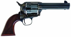 Cimarron AR400 Arizona Ranger  357 Mag 6 Shot, 4.75" Blue w/Engraved "Arizona Ranger" Steel Barrel, Blued Cylinder, Color Case Hardened Steel Frame, Checkered Walnut Grip, Exposed Hammer