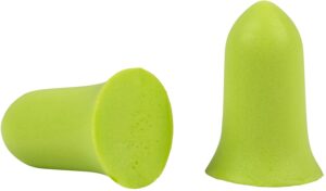 Allen 4128 Tapered Foam Ear Plugs 32 dB Lime Green 50 Pair