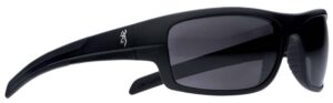 Browning 12799 Polarized Shooting Glasses Adult Clear Lens Polycarbonate Black Frame