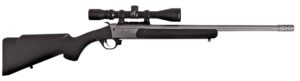Traditions CR5-361130T Outfitter G3 w/Scope 360 Buckhammer 22" Tungsten Cerakote Chrome Lined Steel/ Target Crown Barrel, Tungsten Cerakote Drilled & Tapped Receiver, Black Synthetic Stock