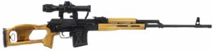 Century Arms RI035VN PSL w/Optic 7.62x54mmR 10+1 24.50" Black Steel Barrel & Receiver, Black Wood Skeletonized Stock