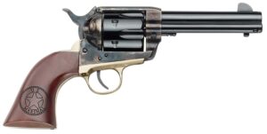 Pietta HF357CHBR434NMUS 1873 Great Western II U.S. Marshal 357 Mag 6rd 4.75" Blued Steel Barrel & Cylinder, Color Case Hardened Steel Frame, Walnut w/Engraved US Marshal's Badge Grip, Exposed Hammer