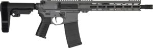 CMMG 30AB20FTNG Banshee MK4 300 Blackout 30+1 12.50" Black Nitride Medium Taper Threaded Barrel, EML 7" M-LOK Handguards, Tungsten Cerakote Aluminum Picatinny Rail Receiver, CMMG Zeroed Grips