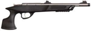 Crickett KSA796 Hunter Adult 22 WMR 1rd 9" Threaded Single Shot Stainless Barrel, Black Synthetic Grips