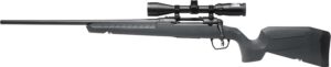 Savage Arms 32204 Axis 2 XP Combo Full Size 223 Rem 4+1 22" Black Sporter Barrel, Black Carbon Steel Receiver Drilled & Tapped, Gray Fixed Synthetic Stock, Weaver 3-9x40mm Scope, Left Hand