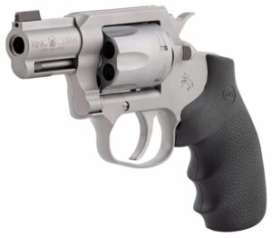Colt Mfg KCOBRASM2BBS King Cobra  Small 357 Mag 6 Shot 2" Matte Stainless Steel Barrel, Cylinder Frame, Black Hogue Overmolded Grips, Exposed Hammer