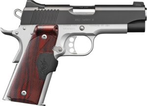 Kimber Mfg, Inc 3200333 Pro Carry II  9mm Luger 9+1 4" Stainless Match Grade Barrel, Matte Black Brushed Serrated Steel Slide, Satin Silver Aluminum Frame w/Beavertail, Rosewood Grip