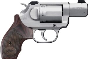 Kimber Mfg, Inc 3400021CA K6S *CA Compliant DA/SA 357 Mag 6 Shot 2" Brushed Stainless Steel Barrel & Cylinder, Brushed Stainless Stainless Steel Frame, Diamond Checkering Grip, Exposed Hammer