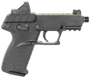 Kel-Tec P17GRNBLKOPTIC P17  22 LR 16+1 3.80" w/Optic & Holster Green/Black