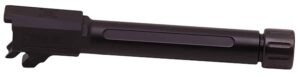 True Precision Inc TPP365FBXTBL  Sig 9mm Luger Threaded Black Nitride Stainless Steel, Fits Sig P365 Fuse