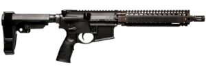 Daniel Defense 0208806030067 DDM4 MK18 No Magazine 10.30" Black Threaded Barrel, Black Hardcoat Anodize Aluminum Picatinny Rail Receiver, SB Tactical SBA3 Brace, Black Overmolded Grip, Ambidextrous