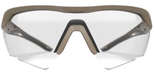 Glock AS41037 Crossover Tactical Glasses Clear Lens Desert Tan Frame