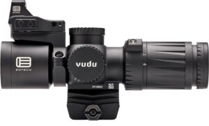 Eotech VDU3-9PKG1 Vudu Kit Matte Black 3-9x 32mm, Illuminated HC1 MOA Reticle, Includes EFLX & Ring Mount