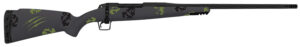 Fierce Firearms TWROG270WIN24BF Twisted Rogue 270 Win 24" Armour Lube Black Steel Threaded Barrel, Drilled & Tapped Steel Receiver, LR Negative Comb Forest Camo Carbon Fiber Stock