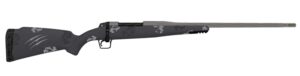 Fierce Firearms TWROG7PRC22GP Twisted Rogue 7mm PRC 22" Tungsten Cerakote Steel Threaded Barrel, Drilled & Tapped Steel Receiver, LR Negative Comb Phantom Camo Carbon Fiber Stock
