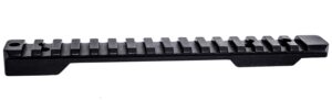 Weatherby PS0252150 Picatinny Rail Peak 44 Black Weatherby Mark V Picatinny Rail/Weaver Mount Short Action