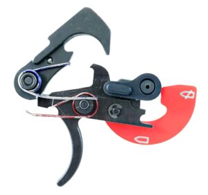 Franklin Armory 0150000BLK Binary  Black Curved Trigger Fits B&T APC9 Ambidextrous