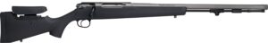 Traditions CR94660440 NitroBolt  50 Cal 24" Tungsten Cerakote Fluted Threaded Barrel, Adj Cheek Piece & LOP Black Synthetic Stock