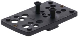 TruGlo TGTG8950C2 Pistol Red Dot Sight Mount  Black Nitride Fortress Steel Trijicon RMR Mount