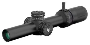 Swampfox Optics ARH18241B Arrowhead  Black 1-8x24mm 30mm Tube Guerrilla Dot BDC Reticle