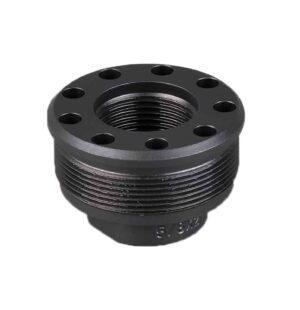 SilencerCo AC837 Alpha Direct Thread Mount Fits M18X1 Matte Black