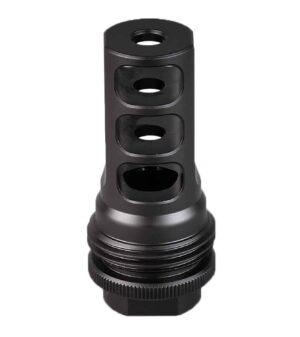 SilencerCo AC2631 ASR Muzzle Brake Black Nitride 3/4"x24 Threads 458 Cal