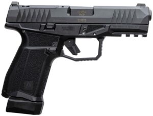 AREX 815537024074 Delta M Gen2 Compact Frame 9mm Luger 15+1 4" Black Steel Barrel, Black Nitride Steel Optic Cut/Serrated Slide, Black Polymer Frame w/Picatinny Rail, Black Stippled Grip, Ambidextrous