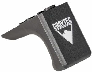 GrovTec US Inc GTHM321 G-Stop Reversible Hand Stop Black Anodized Aluminum