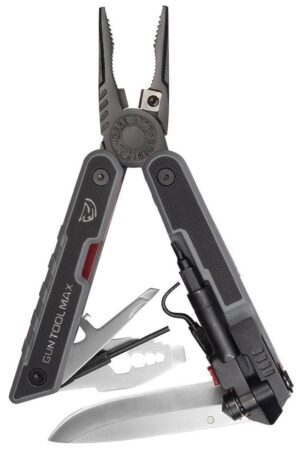 Real Avid AVGTMAX Gun Tool Max Black 3.25" 440 Stainless Steel Plain G10 Black Handle