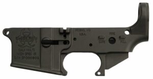 Black Rain BROSPEC15LR Spec15 Forged Lower Multi-Caliber 7075-T6 Aluminum Black Anodized for AR-Platform