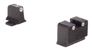 Trijicon 600921 Suppressor/Optic Height Sights  Green/Tritium White Outline Front Sight-Green/Tritium White Outline Rear Sight Springfield Armory XD/XD-M/XD Mod.2