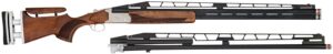 TriStar 35418 TT-15A Combo Trap 12 Gauge Break Open 3" 1rd/2rd 32/34" Blued Vent Rib Chrome-Lined Barrel, Silver Receiver, Walnut Wood Fixed w/Adj Comb Stock, Right Hand