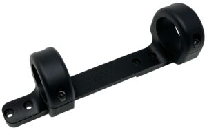 DNZ 81500 Game Reaper Scope Mount/Ring Combo Matte Black 1" Tube, Fits Browning X-Bolt Short Action Rifle, Medium Rings