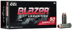CCI 3584 Blazer Handgun 45Colt 200gr Jacketed Hollow Point 50 Per Box/20 Case