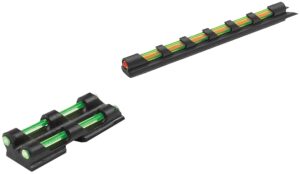 Truglo TG94D Gobble-Dot  Universal Shotgun Green/Red Fiber Optic Green Fiber Optic Black