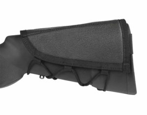 Blackhawk 90CP02BK Ammo Cheek Pad  Black Nylon 5rd Rifle Buttstock Mount