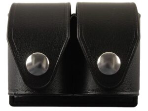 HKS 203PMBN SpeedLoader Case  Double Black Hytrel Belt Loop Medium Belts 2.25" Wide