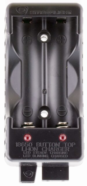 Streamlight 22100 Battery Charger Dual Channel Black 18650 Li-ion Rechargeable Battery