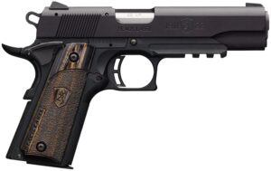 Browning 051816490 1911 Black Label Full Size Frame 22 LR 10+1, 4.25" Stainless Steel Barrel, Matte Black Serrated Slide & Polymer Frame w/Beavertail & Picatinny Rail