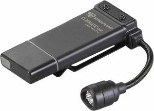 Streamlight 61126 ClipMate USB Clip-On Light  Black 0.2/0.5/10/70 Lumens White/Red LED