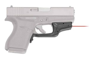 Crimson Trace 0143801 LG-443 Laserguard  Compatible w/Glock 42/43, Red Laser Black Polymer