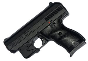 Hi-Point 916LLTGM C9  9mm Luger 8+1 3.50" Black Steel Barrel, Black Powder Coated Serrated Steel Slide, Black Polymer Frame Black Polymer Grip, LaserLyte Laser