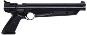 Crosman P1377 American Classic Pump Pistol 177 1rd Rifled Steel Barrel, Fixed Front/Adjustable Rear Sights, Black Polymer Grips, Crossbolt Safety